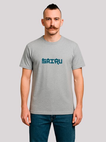 F4NT4STIC Shirt in Grey: front