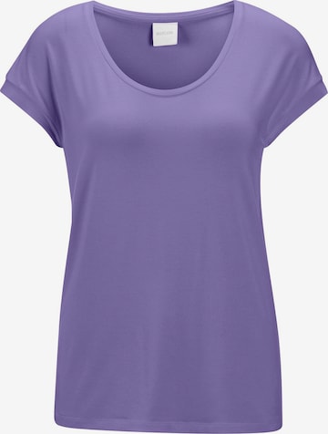 MADELEINE T-Shirt in Lila: Vorderseite