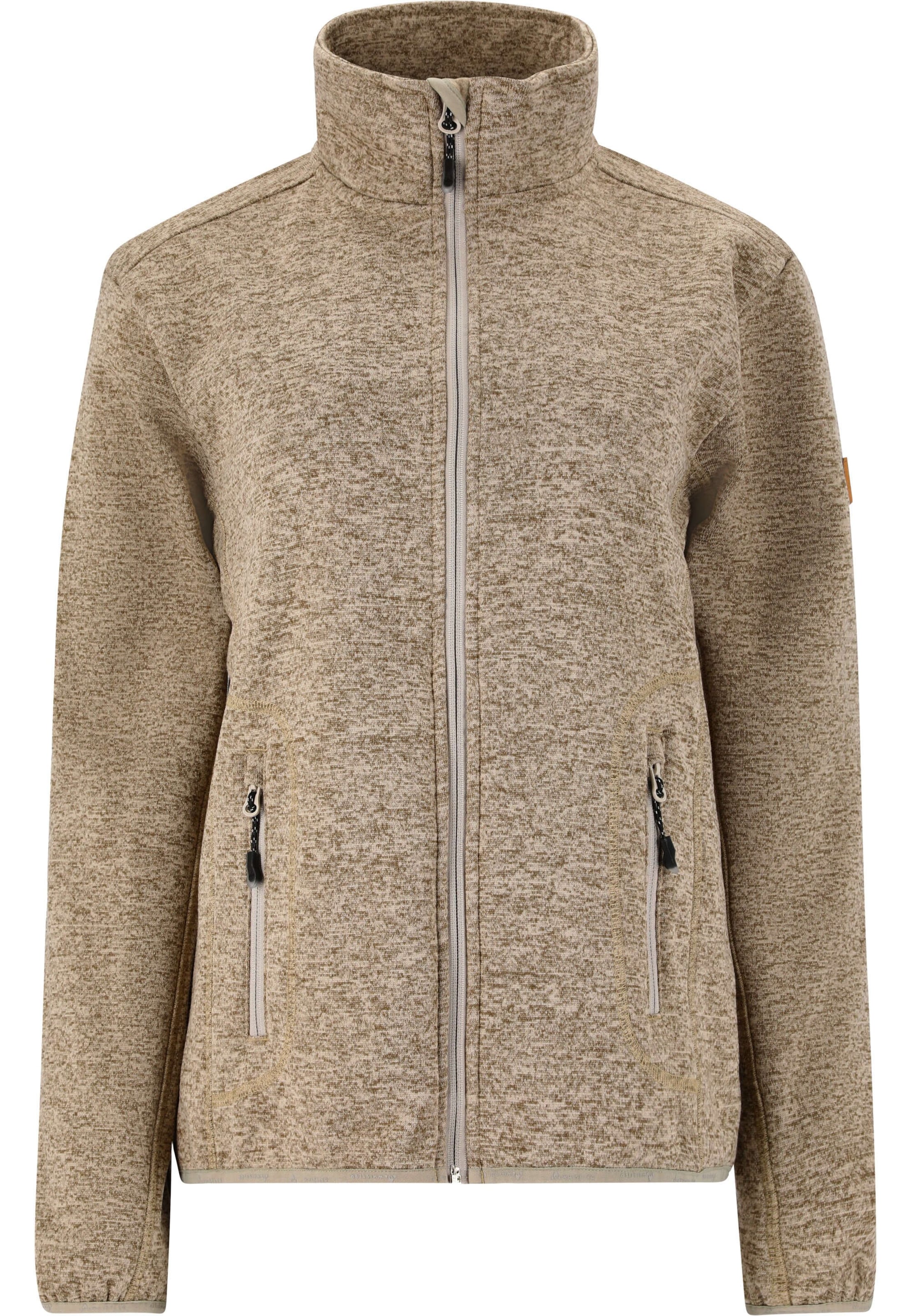 Whistler Fleecejacke 'SAMANI' in Braun: Vorderseite