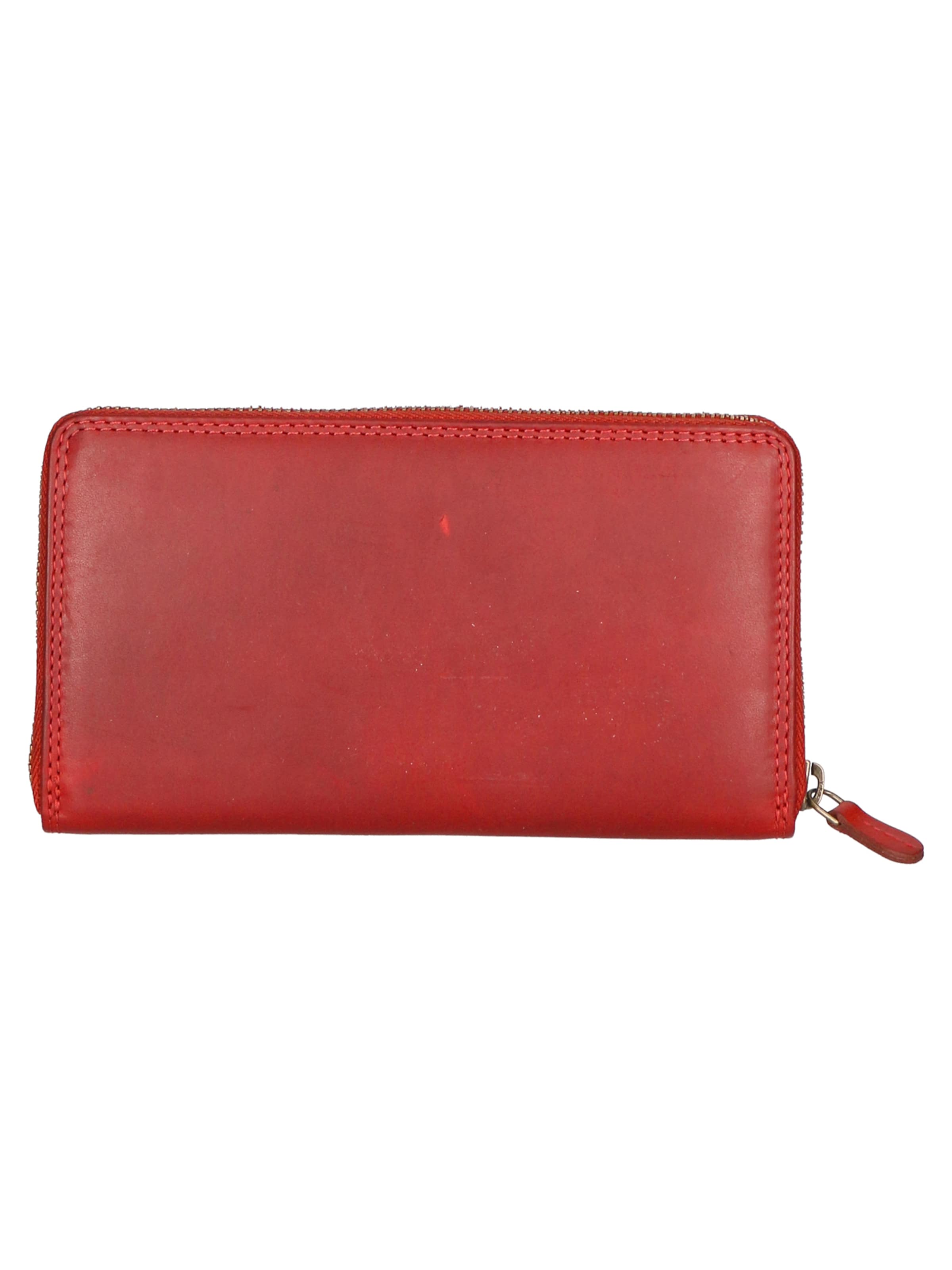 HILL BURRY Wallet in Red: front