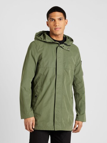 Parka mi-saison QS en vert : devant