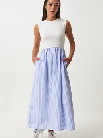 Happiness İstanbul Jurk in Beige: voorkant