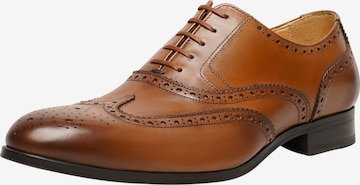 Henry Stevens Lace-Up Shoes 'Murray FBO' in Brown: front