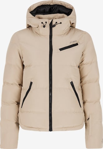 PROTEST Sportjacke 'PRTLUCID' in Beige: Vorderseite