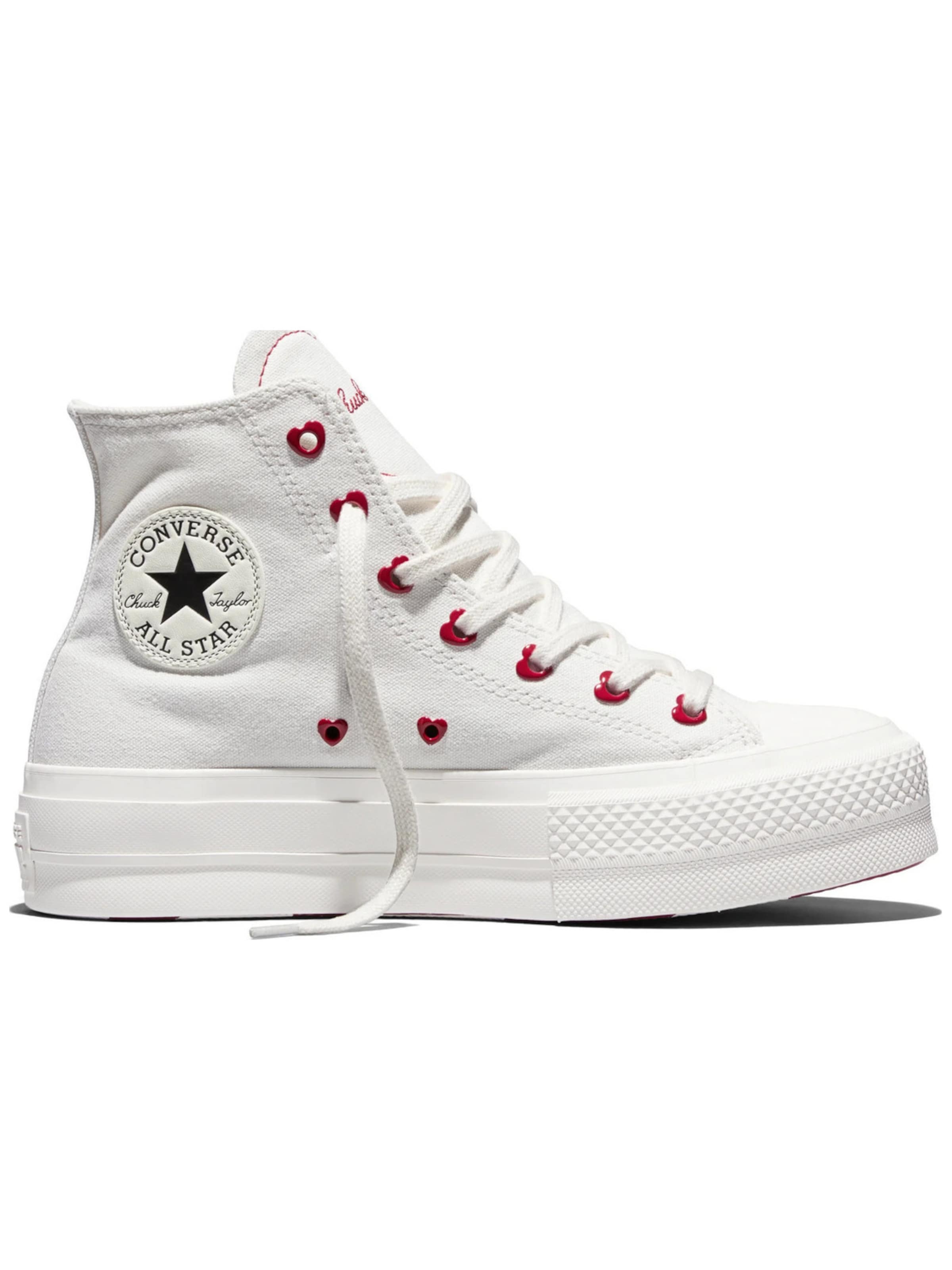 CONVERSE - Zapatillas deportivas altas 'Converse Chuck Taylor All Star Lift' en blanco: frente