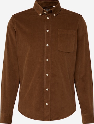 Chemise 'CF Anton' Casual Friday en marron : devant