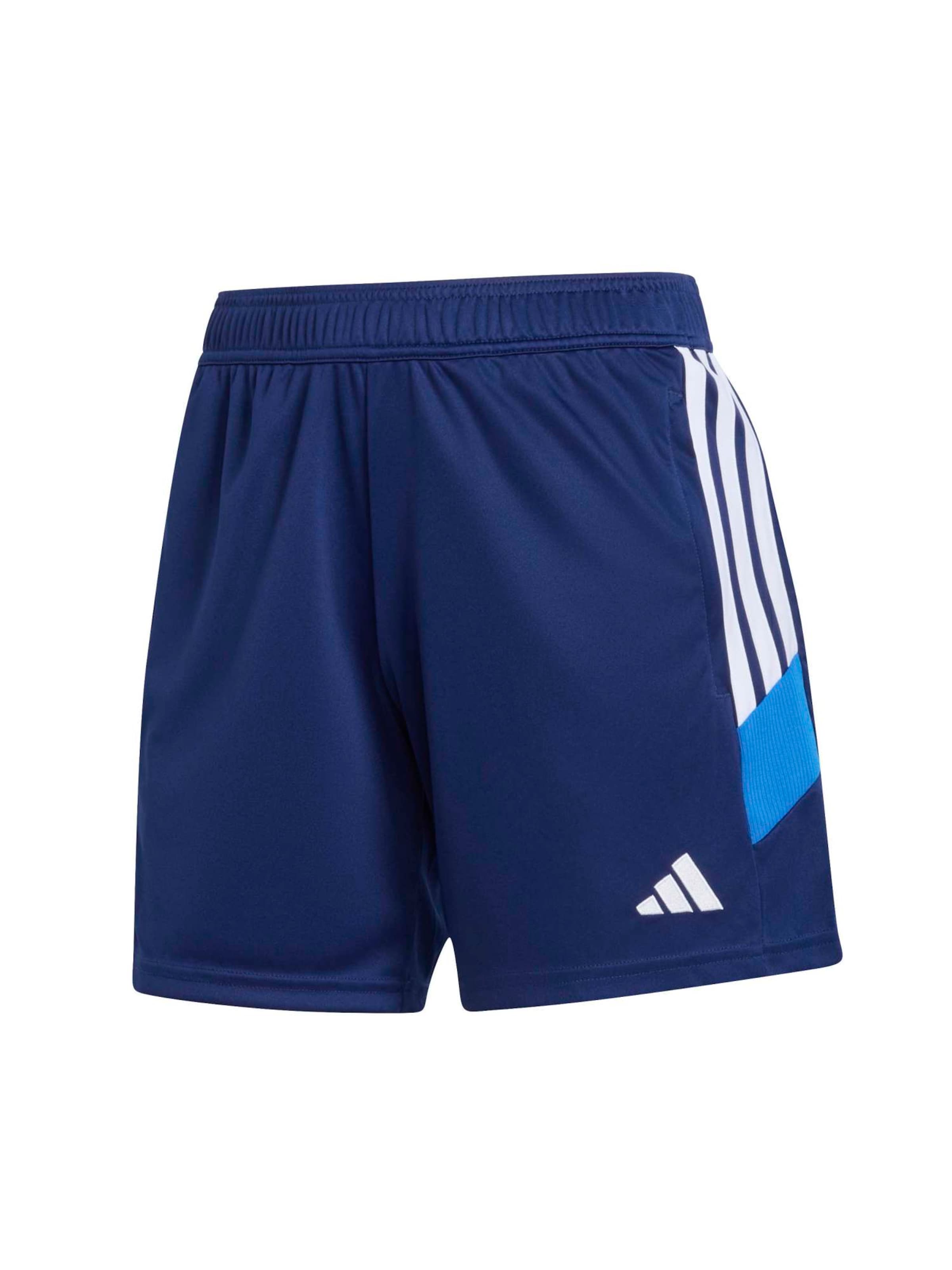 ADIDAS PERFORMANCE Sportsbukser 'TIRO ES SHO W' i S i mørkeblå / hvid, Produktvisning