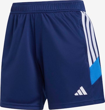 ADIDAS PERFORMANCE Regular Urheiluhousut 'TIRO ES SHO W' värissä sininen: etupuoli