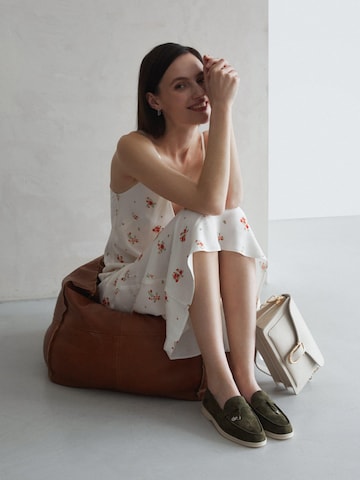 Estro Schultertasche '837'‌‌ in Beige