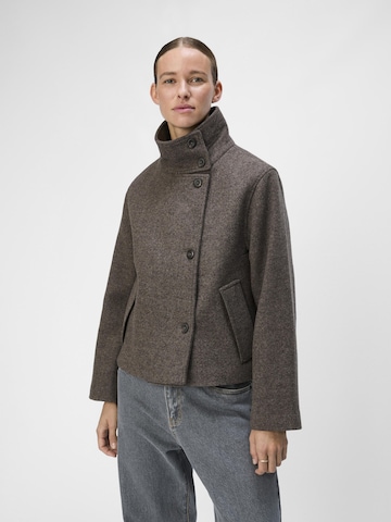OBJECT Between-seasons coat 'OBJRiki' in Brown: front