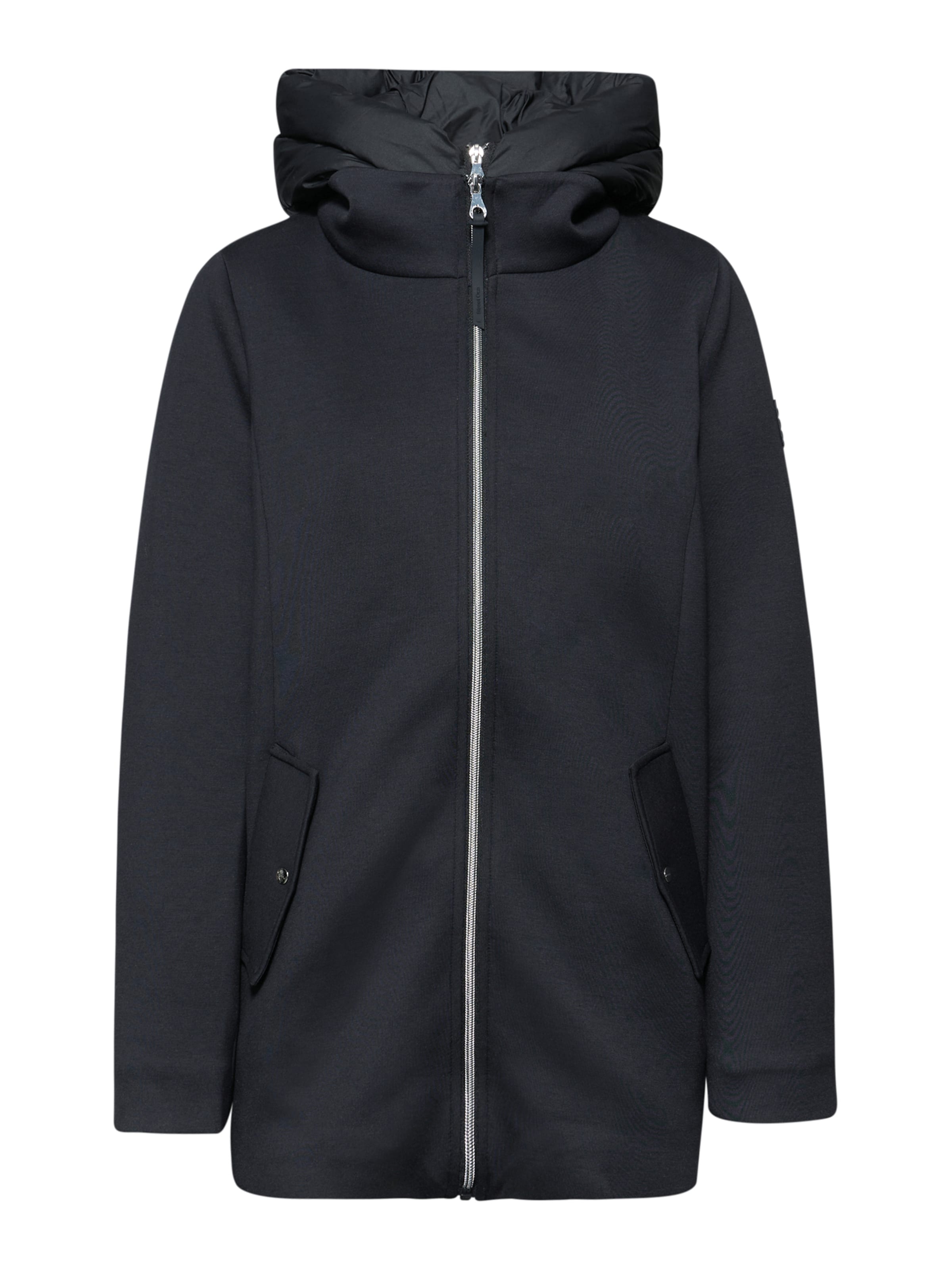 STREET ONE Демисезонная куртка 'Scuba' в Черный: спереди