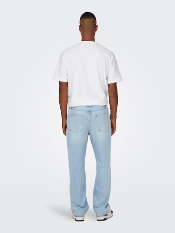 Only & Sons Loose fit Jeans 'Fade' in Blue