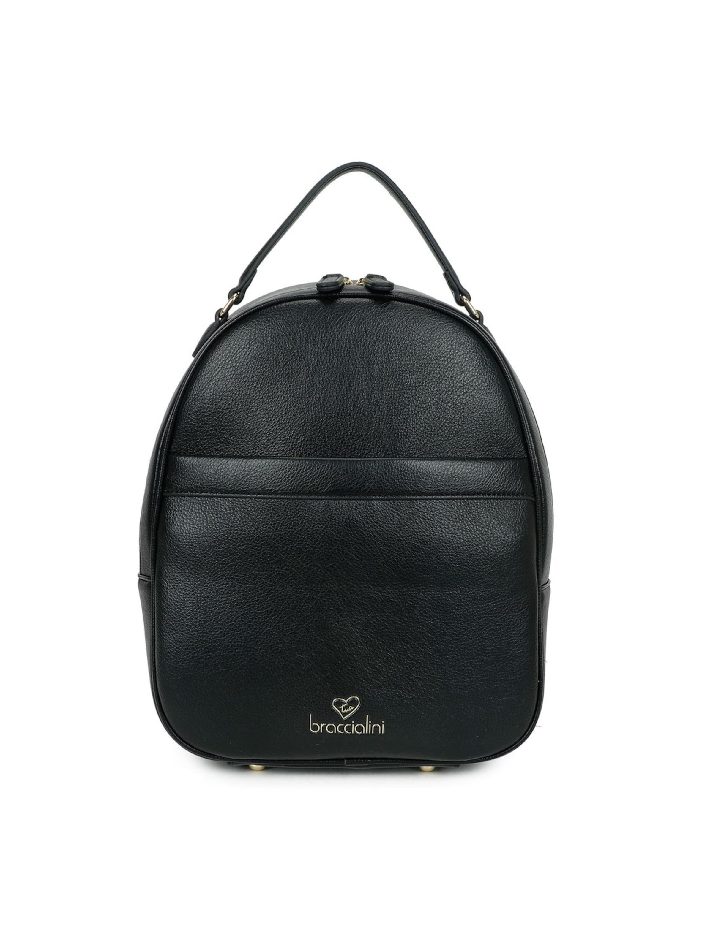 Braccialini Rucksack 'Amy'‌‌ in Schwarz: Vorderseite