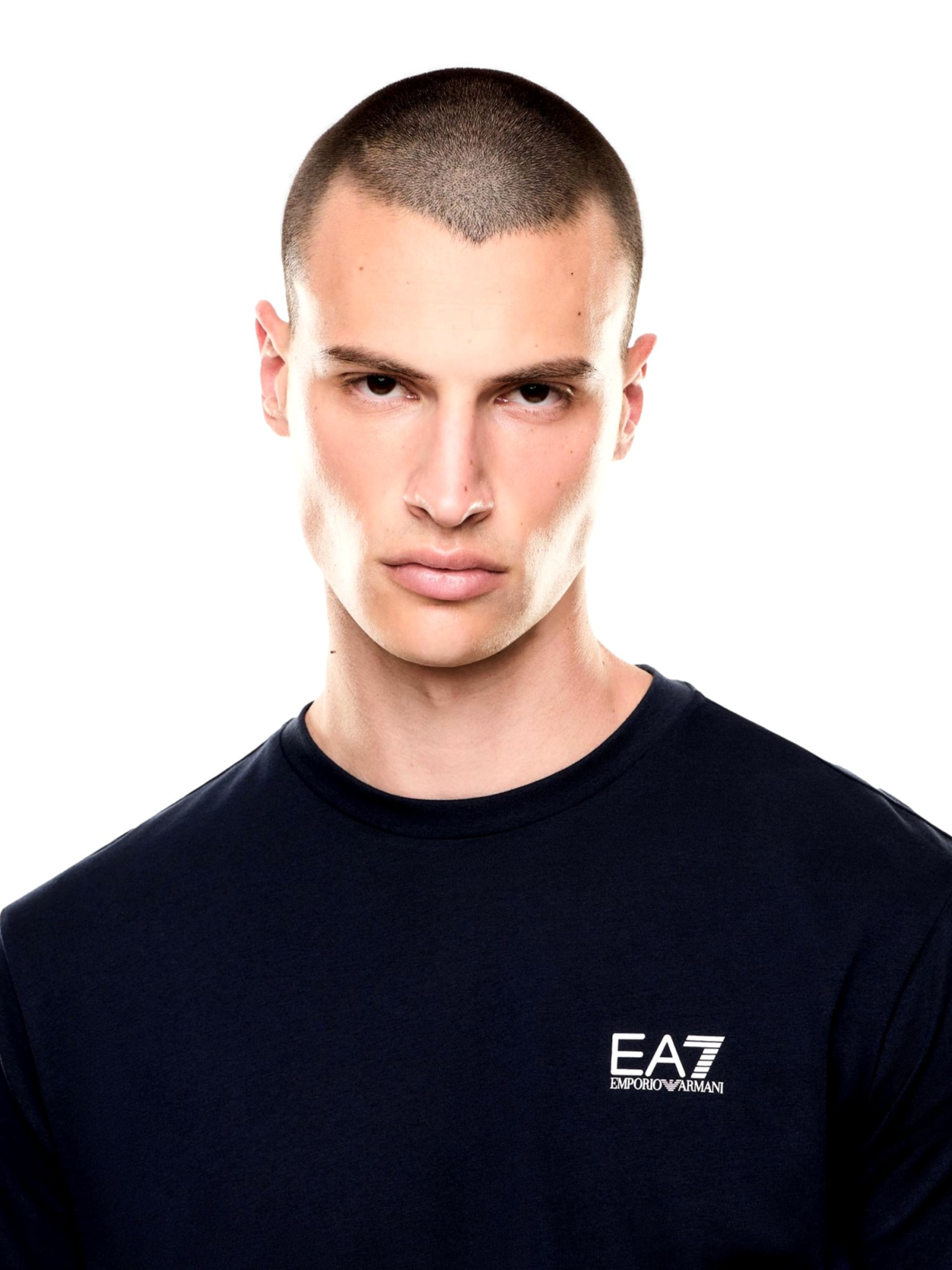 EA7 Emporio Armani Тениска в синьо