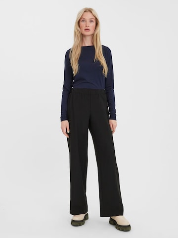 VERO MODA Loosefit Broek 'THE ATROIAN' in Zwart