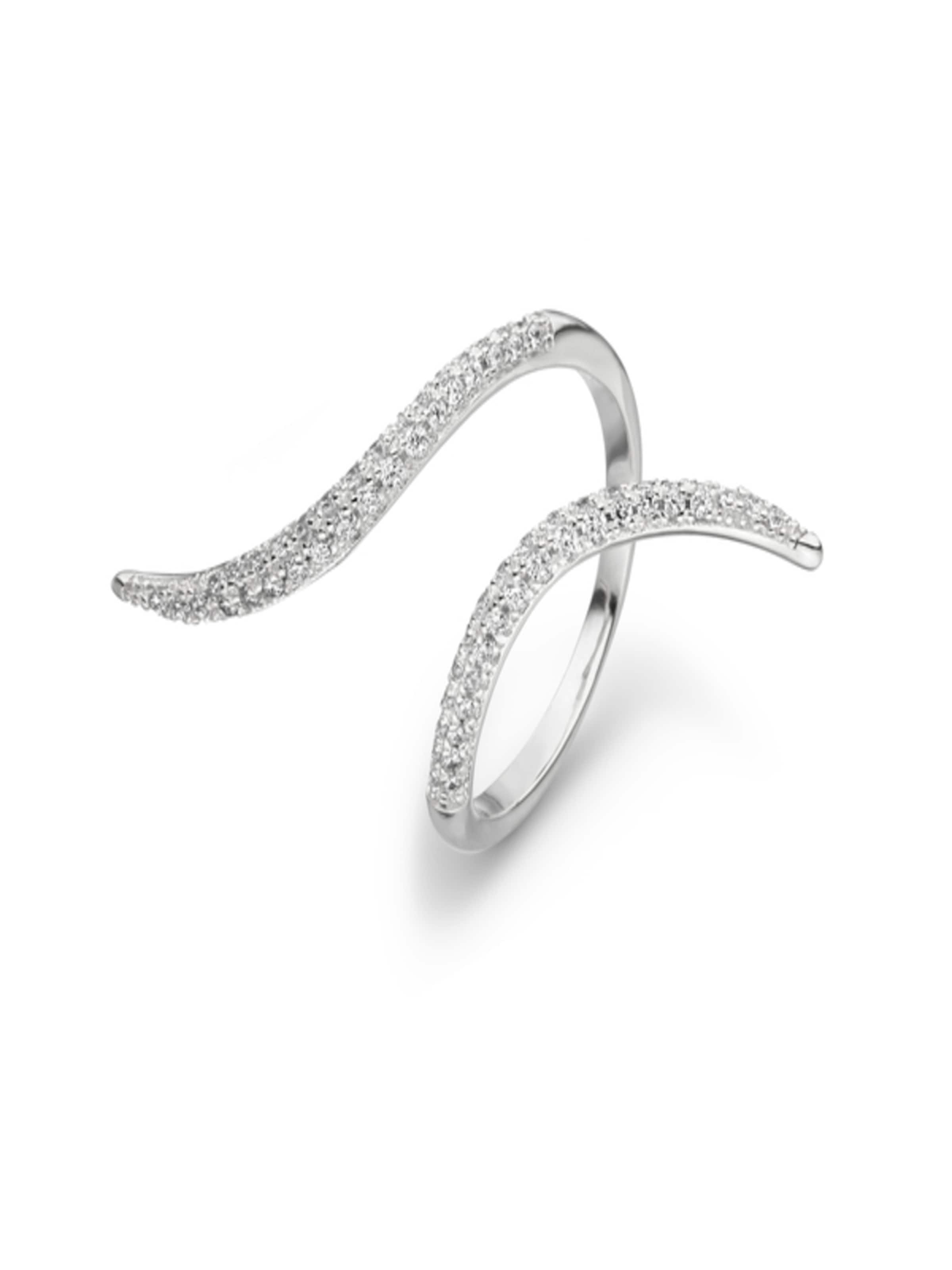 Fiocco Jewelry Ring 'Scarlett' in Silver: front