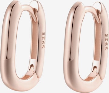 Hey Happiness - Pendientes 'Ellipse' en oro: frente