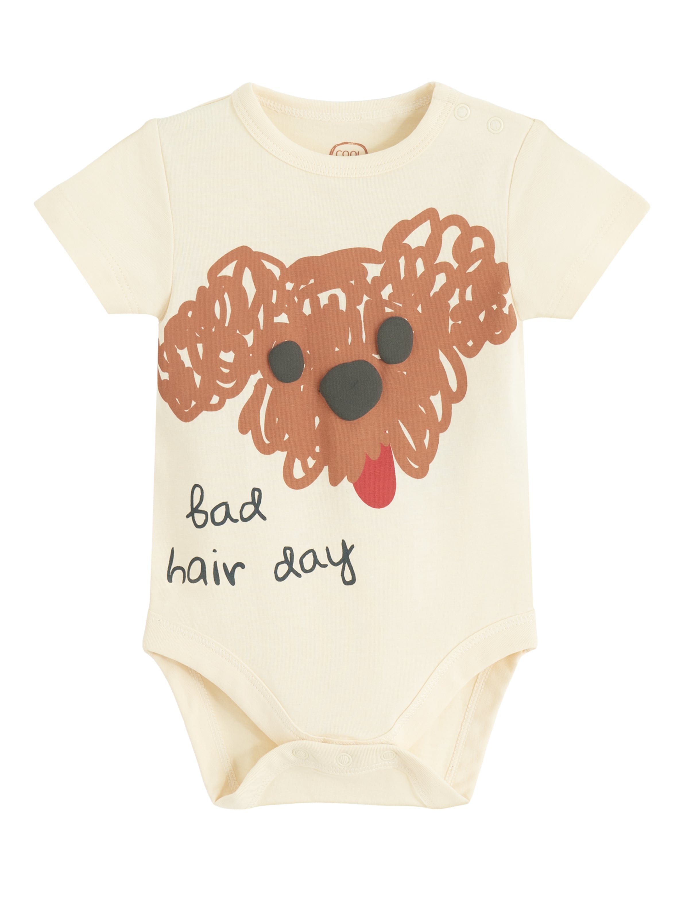 Cool Club Dupačky/body – béžová: přední strana