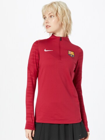 NIKE Sportief sweatshirt 'FC Barcelona Strike' in Rood: voorkant