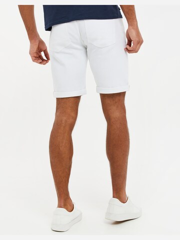 Threadbare Regular Shorts 'Sanky' in Weiß