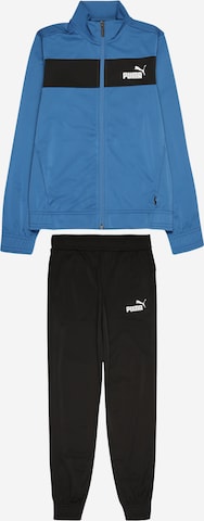 PUMA Sweatsuit 'Poly' in Blue: front
