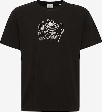 Maglietta 'Sdnolan' di !Solid in nero: frontale