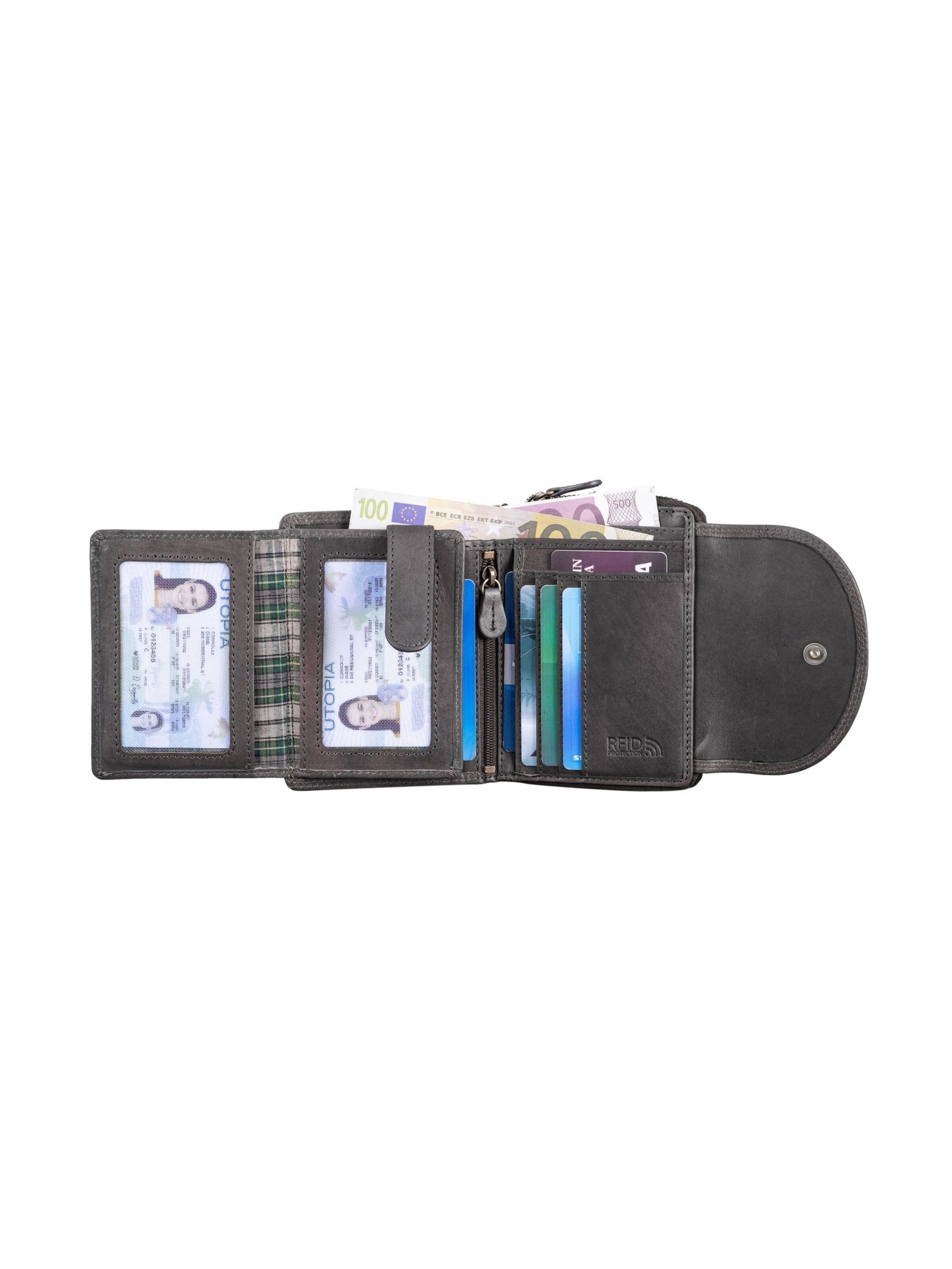 Benthill Wallet in Grey