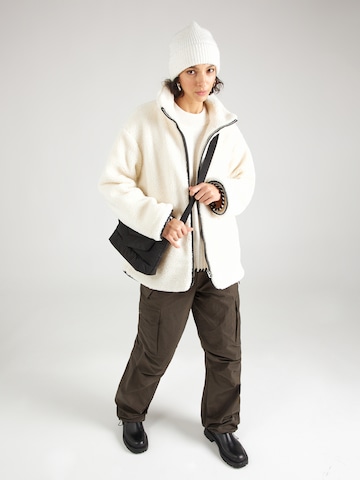 VERO MODA Fleecejacka 'LUNE' i beige