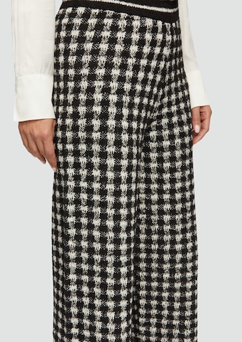 s.Oliver BLACK LABEL Wide Leg Hose in Beige