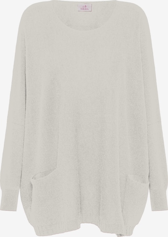 Pull-over oversize DEHA en blanc : devant