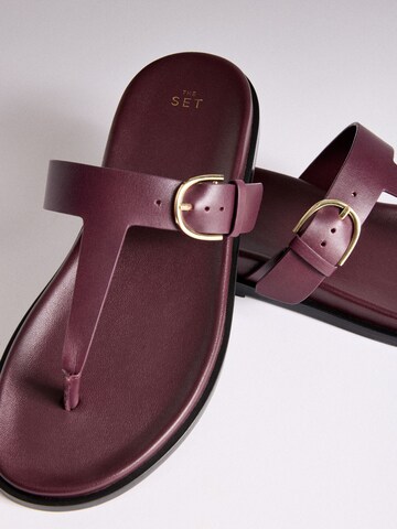 Tongs The Set en rouge