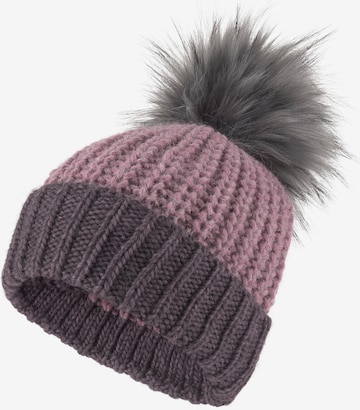 J. Jayz Beanie in Purple: front