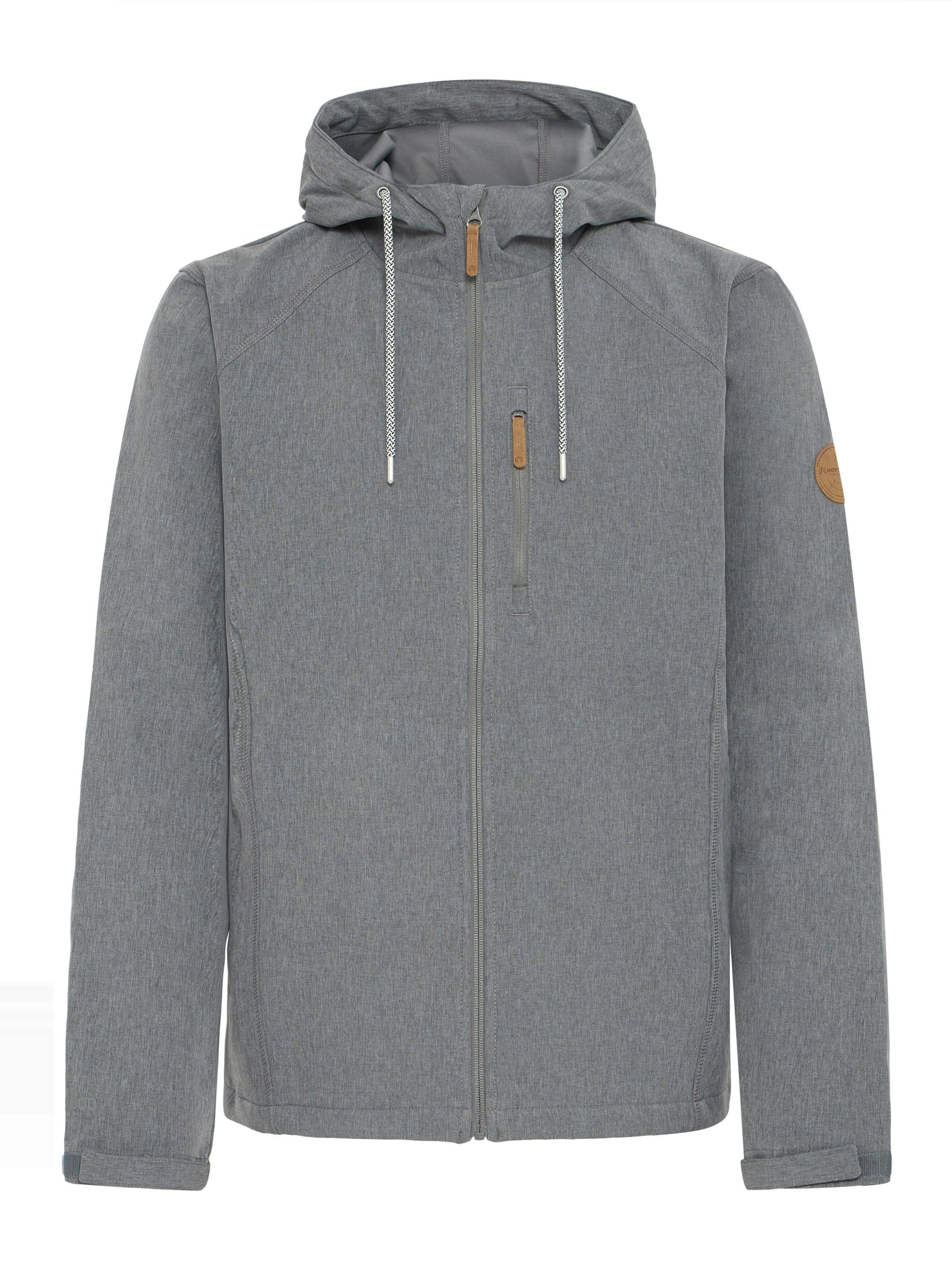 North Bend - Chaqueta deportiva 'Thore M' en gris: frente