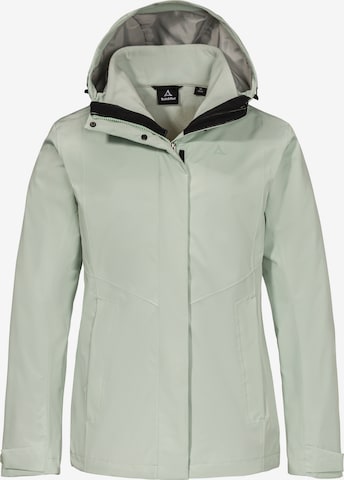 Schöffel Outdoor Jacket '3in1 Okere' in Green: front