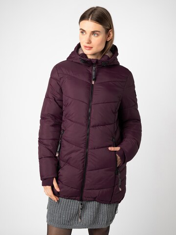 Sublevel Wintermantel in Rood: voorkant