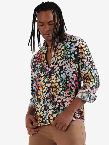 Campus Sutra Comfort fit Button Up Shirt 'Joel' in Mixed colors