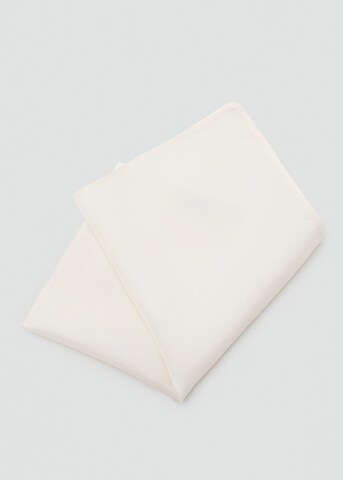 MANGO MAN Pocket Square 'Basico' in White