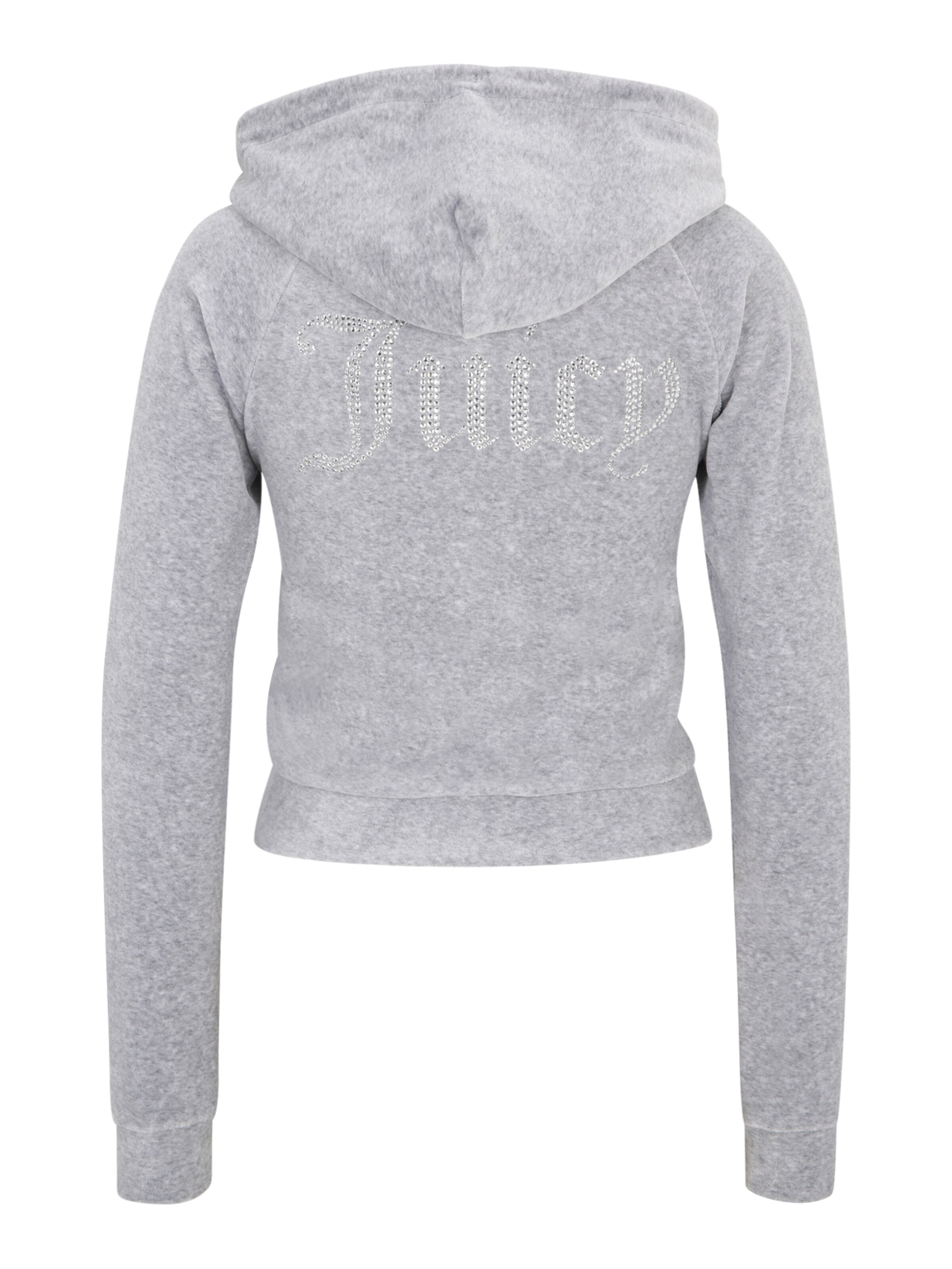 Juicy Couture Tall Кофта на молнии 'MADISON' в Серый