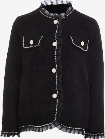 CARNEA - Cárdigan en negro: frente
