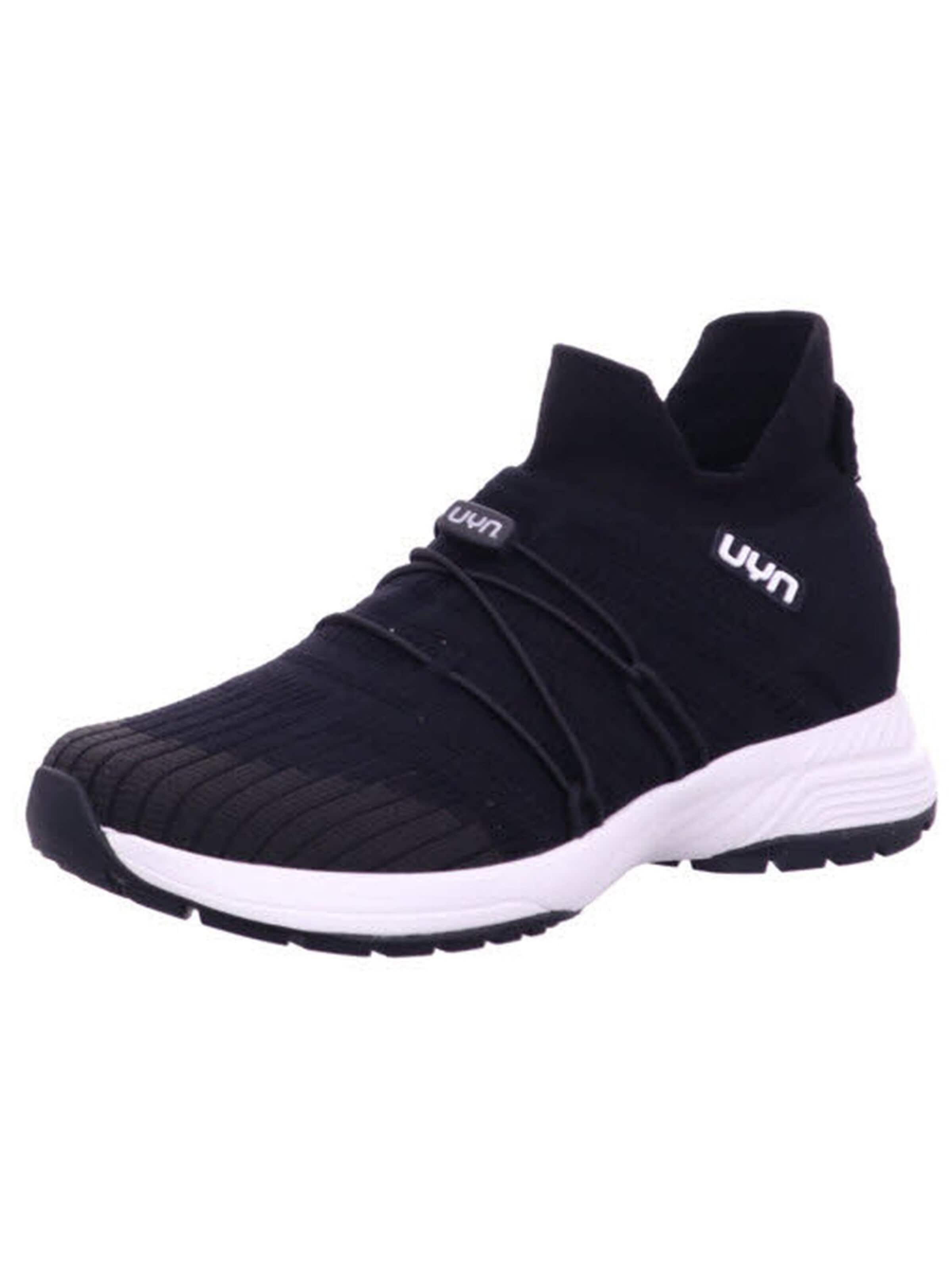 Uyn Sneakers laag 'Slipper Damen Y100012B452 Kunststoff (Synthetik) in schwarz' in Zwart: voorkant