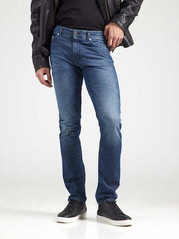 Karl Lagerfeld - Slimfit Calças de ganga em azul: frente
