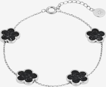 Pure Schmuck Bracelet 'Clover Marmor' in Silver: front