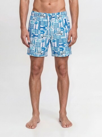 JACK & JONES Swimming shorts 'JPSTMaui' in Blue: front