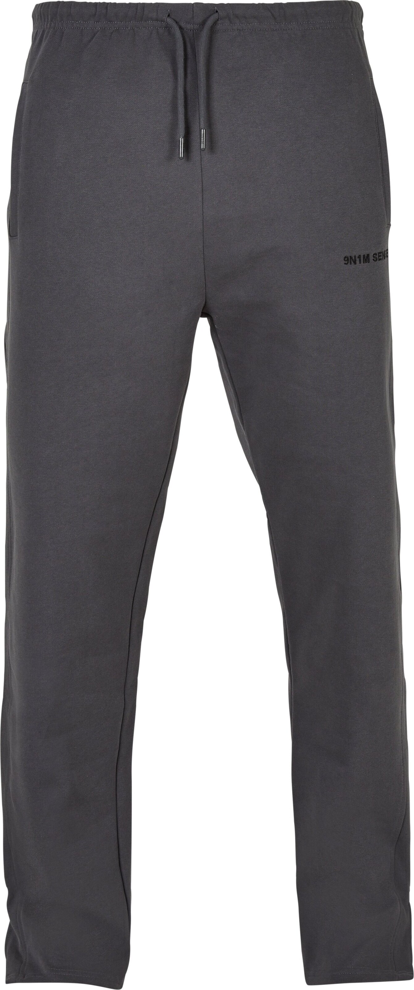 9N1M SENSE Slimfit Broek in Grijs: voorkant