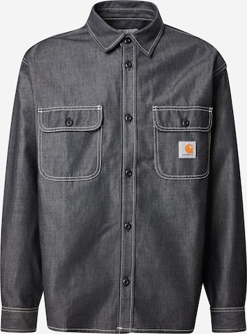 Carhartt WIP - Regular Fit Camisa 'Tigan' em preto: frente