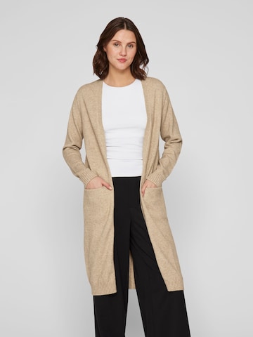 Cardigan 'VIRil' VILA en beige : devant