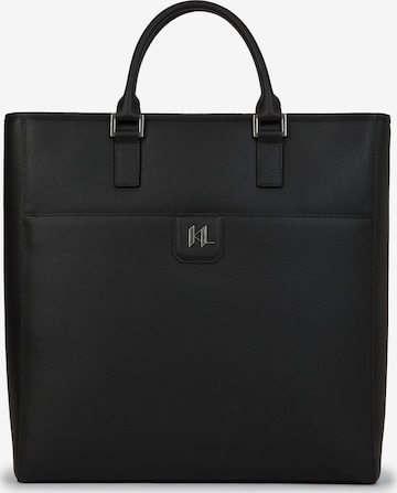 juoda Karl Lagerfeld Pirkinių krepšys: priekis