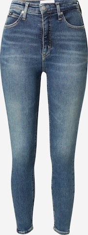 Skinny Jean Calvin Klein Jeans en bleu : devant