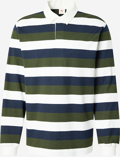 LEVI'S ® Paita 'Union Rugby Shirt' värissä laivastonsininen / vihreä / valkoinen, Tuotenäkymä