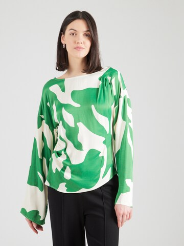 VILA ROUGE EDIT Bluza | bež barva: sprednja stran